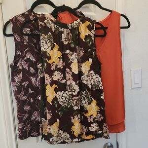 Assortment Of 4 Ann Taylor And LOFT Sleeveless Tops All MEDIUM